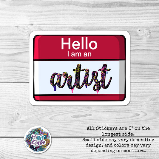Hello, I'm an Artist
