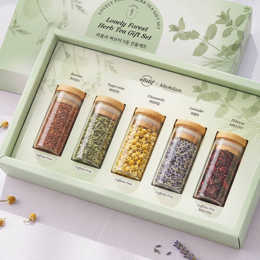 Lovely Forest Herb Tea Gift Set (1 set = 5 jars)
