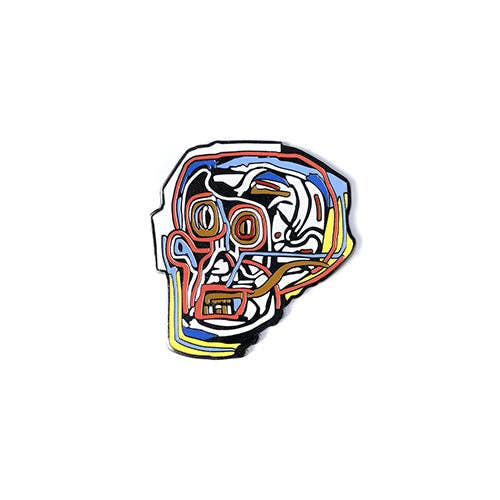 JEAN-MICHEL BASQUIAT - Mask Pin