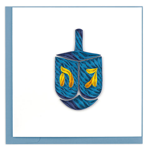 Quilled Dreidel Greeting Card