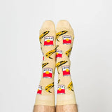 Men's Socks - Pop Art Crew Socks - Andy Warhol Artsy Gift