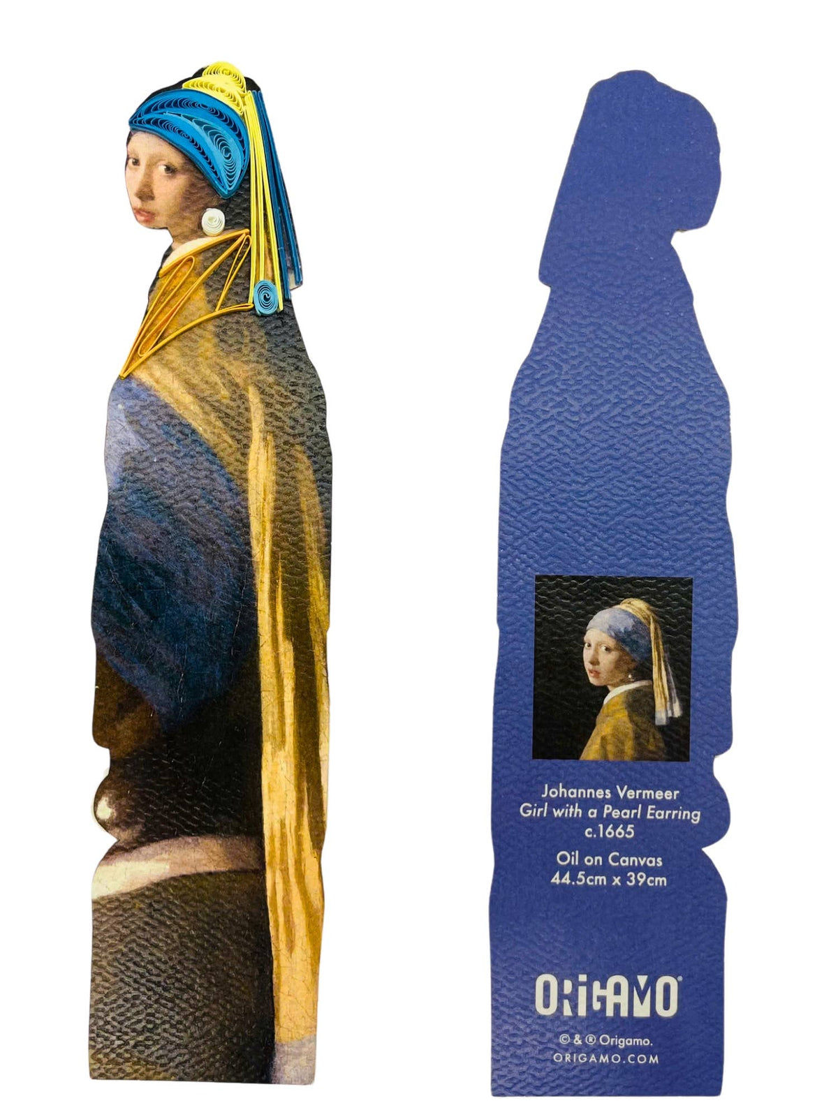 BOOKMARK VERMEER QUILLING ORIGAMO