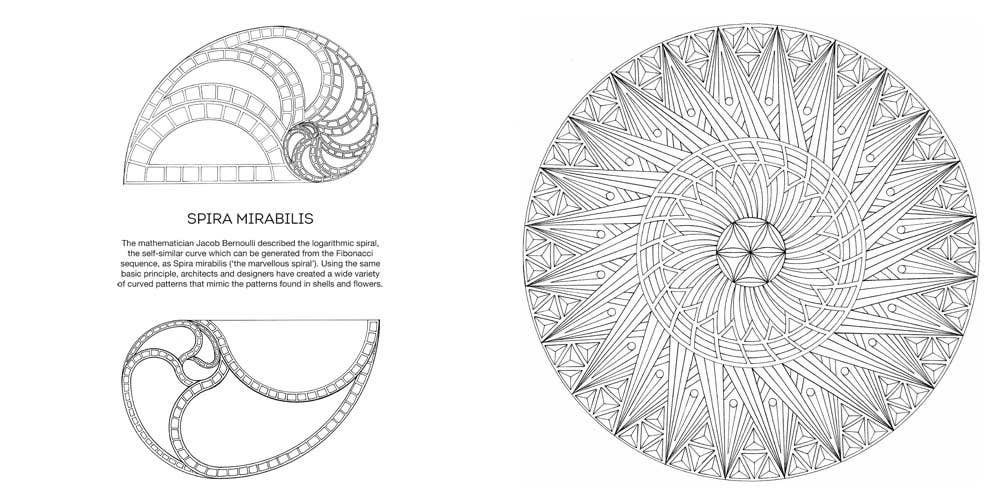 The Golden Ratio Coloring Book: And Mathematical Patterns