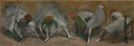 Frieze of Dancers Panoramic Notecard 4" x     9"