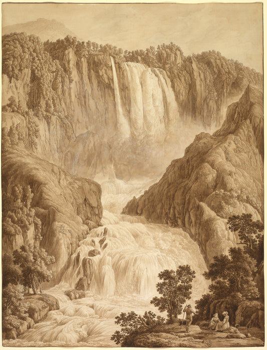 Waterfall of Marmore at Terni 5x7 Notecard