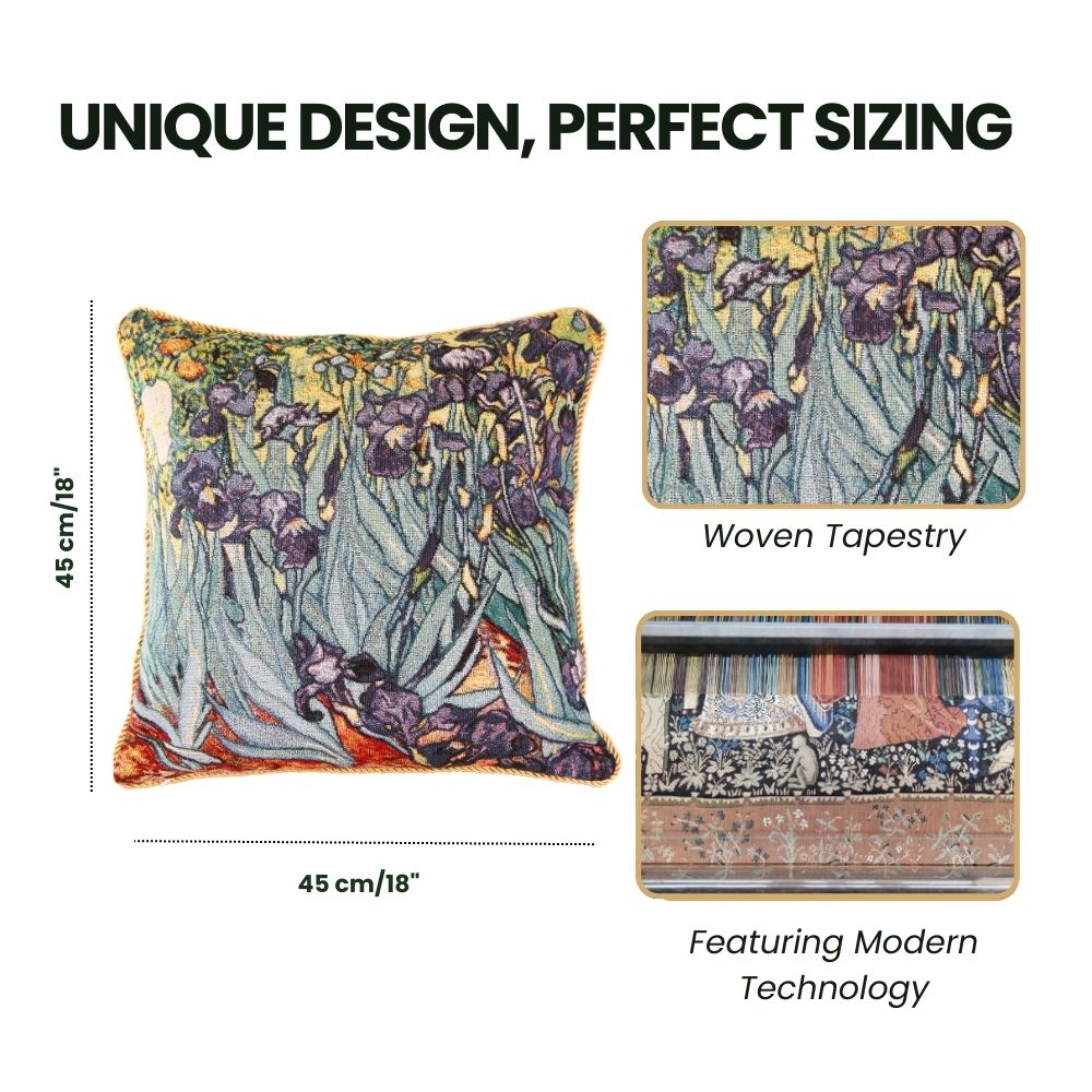VAN GOGH IRIS PILLOWCASE