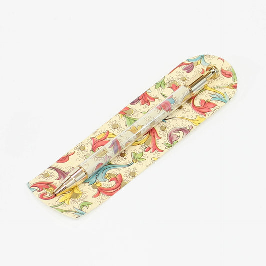Florentine Pens With Matching Bookmark, Italian Stationery