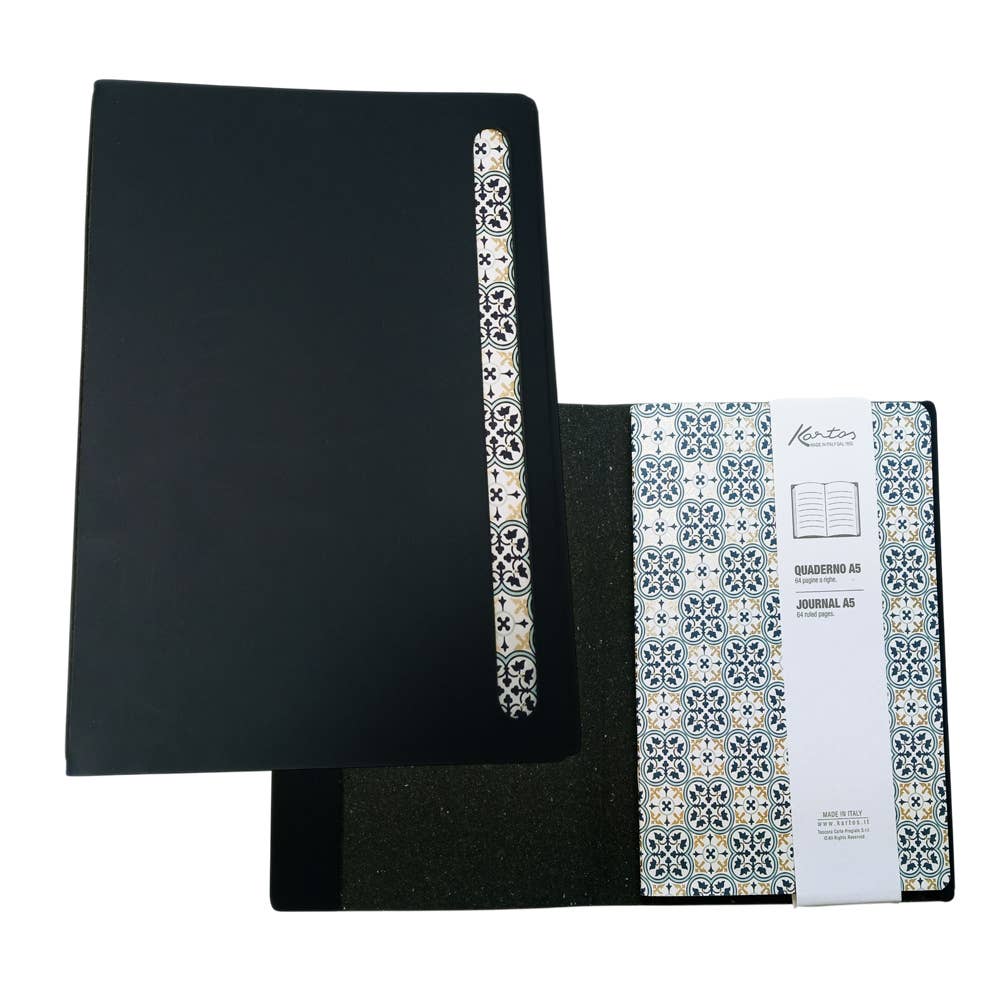 Florentine A5 Softcover Journal in Leather Cover