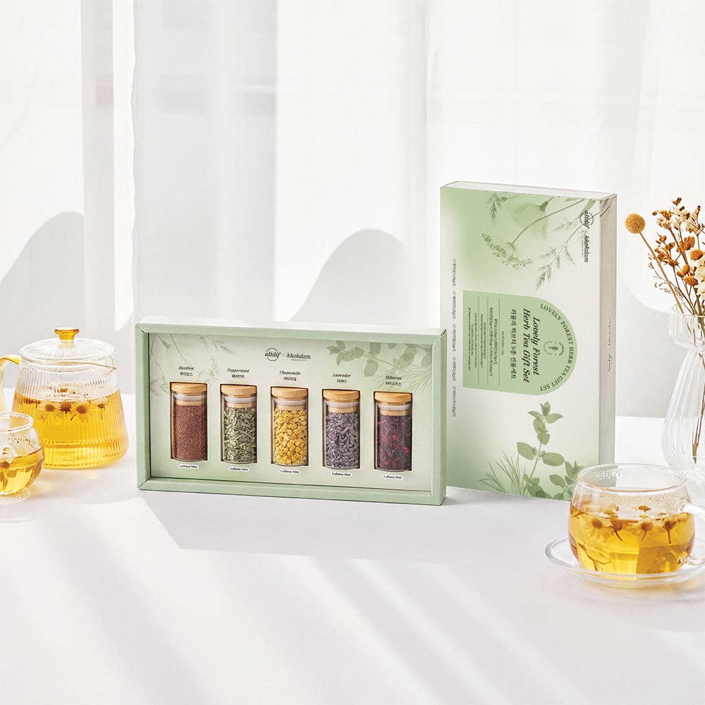 Lovely Forest Herb Tea Gift Set (1 set = 5 jars)