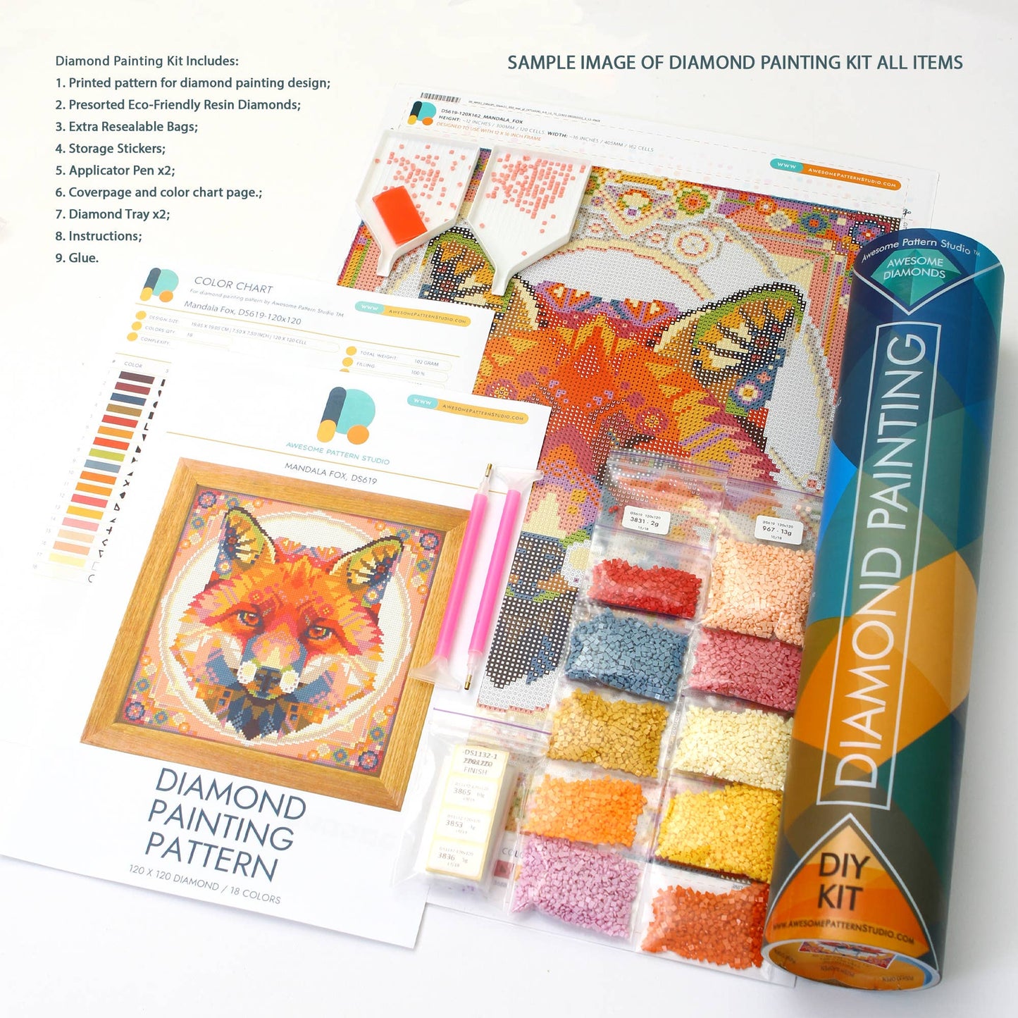 The Ladies of, Diamond Painting Kit 120x162