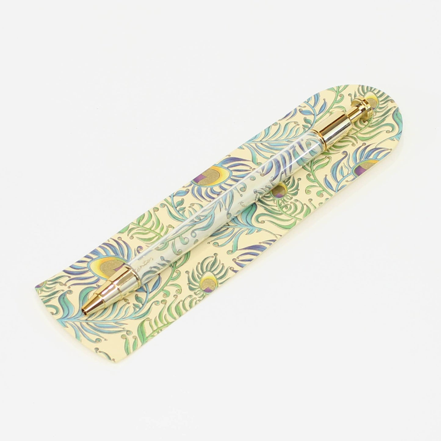 Florentine Pens With Matching Bookmark, Italian Stationery