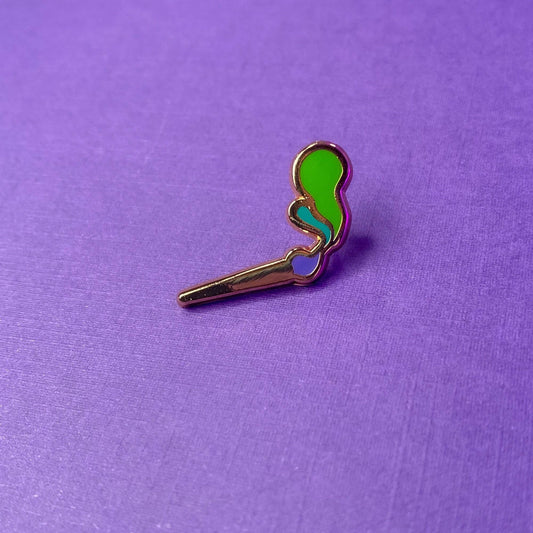 Paintbrush Enamel Pin | Gift Ideas for Painters and Artists