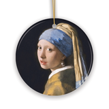 Johannes Vermeer The Girl With A Pearl Earring Ornament