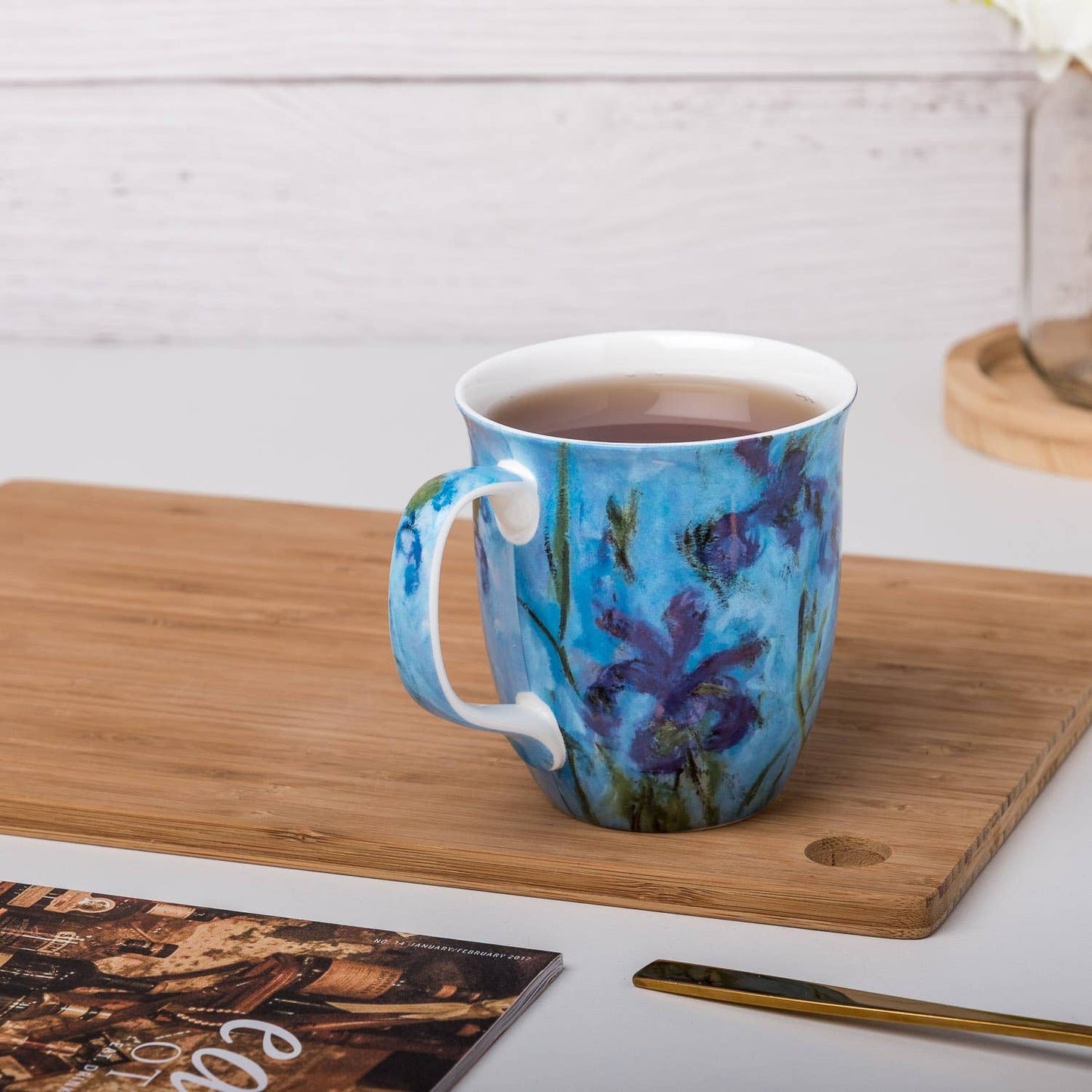 Monet 'Lilac Irises' Java Mug