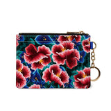 Frida Kahlo Hibiscus Keychain Wallet