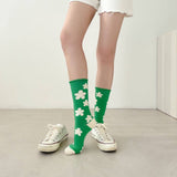 Daisy Mid Calf Cotton Ankle Socks