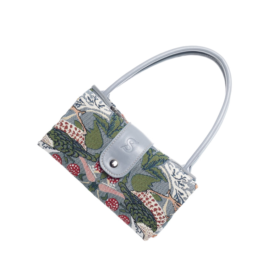 Strawberry Thief Grey - Folding Bag