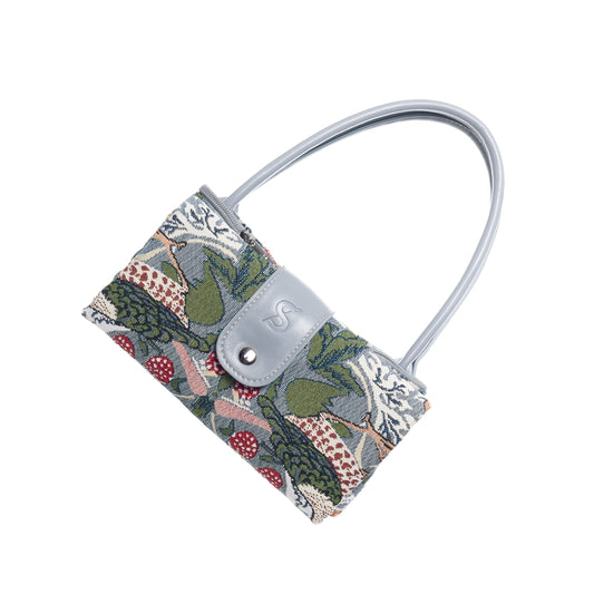 Strawberry Thief Grey - Folding Bag