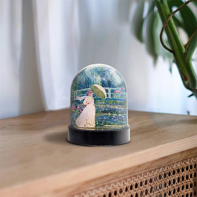 Snow Globe - Claude Monet - Japanese Bridge by Mon Petit Art
