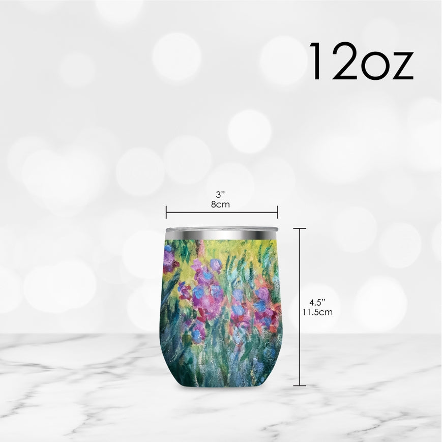 Stemless Wine Tumbler - Monet Garden At Giverny