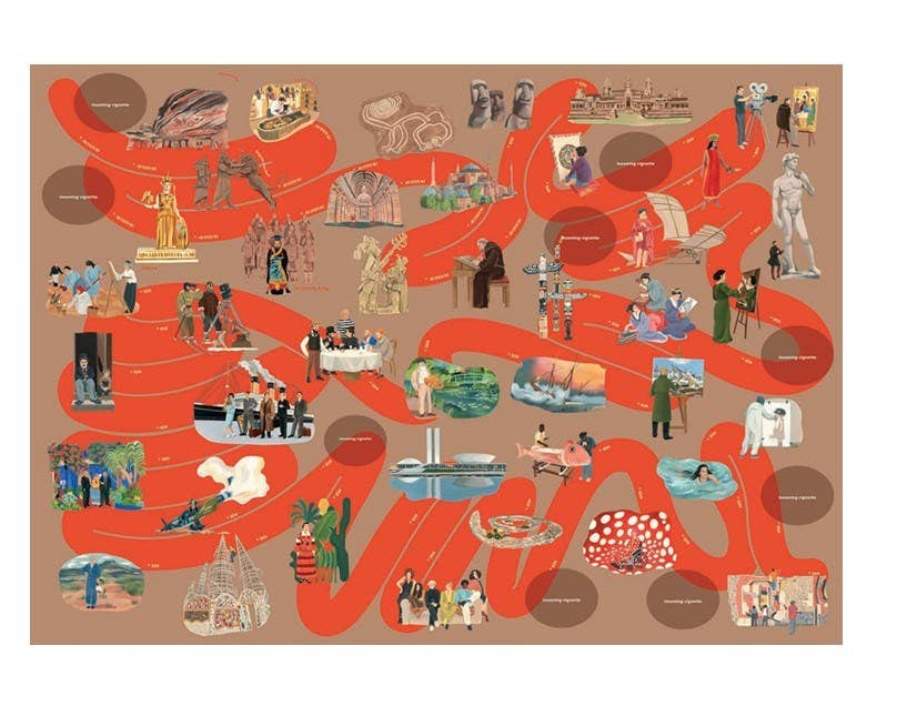 The Story of Art in 1000 Pieces: A Narrative Jigsaw Puzzle - Susie Hodge