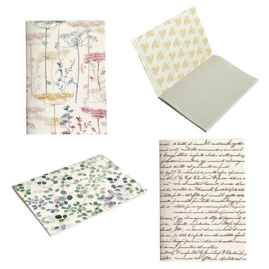 Stapled Notebooks  6x8"  Multi Pattern