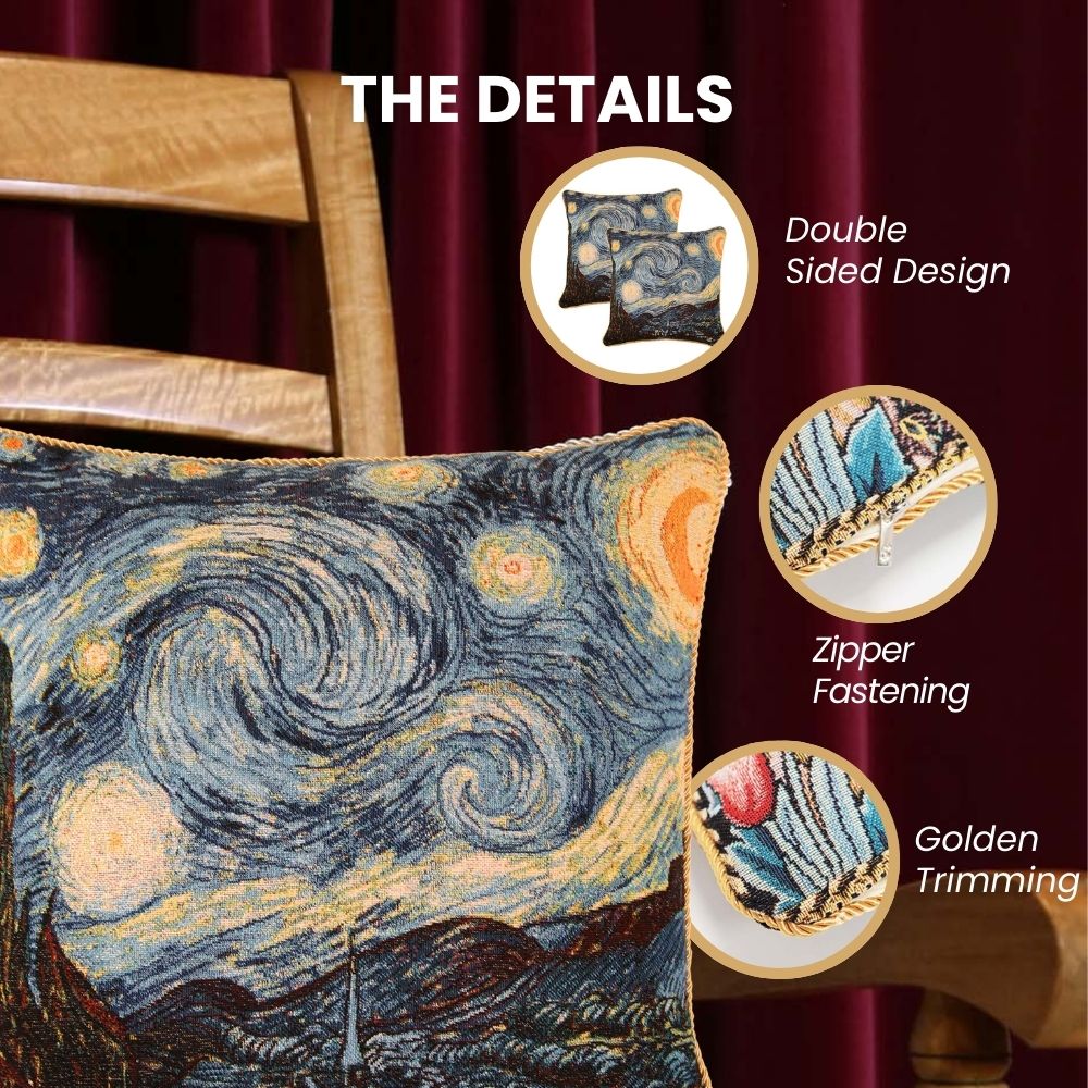 VAN GOGH STARRY NIGHT PILLOWCASE