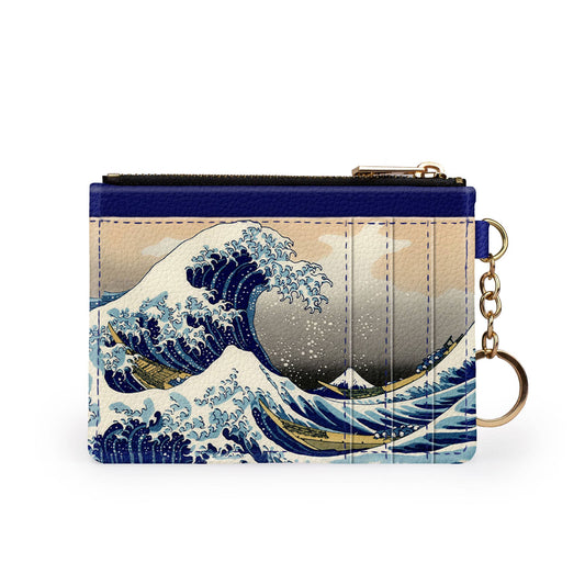 Hokusai The Great Wave Keychain Wallet