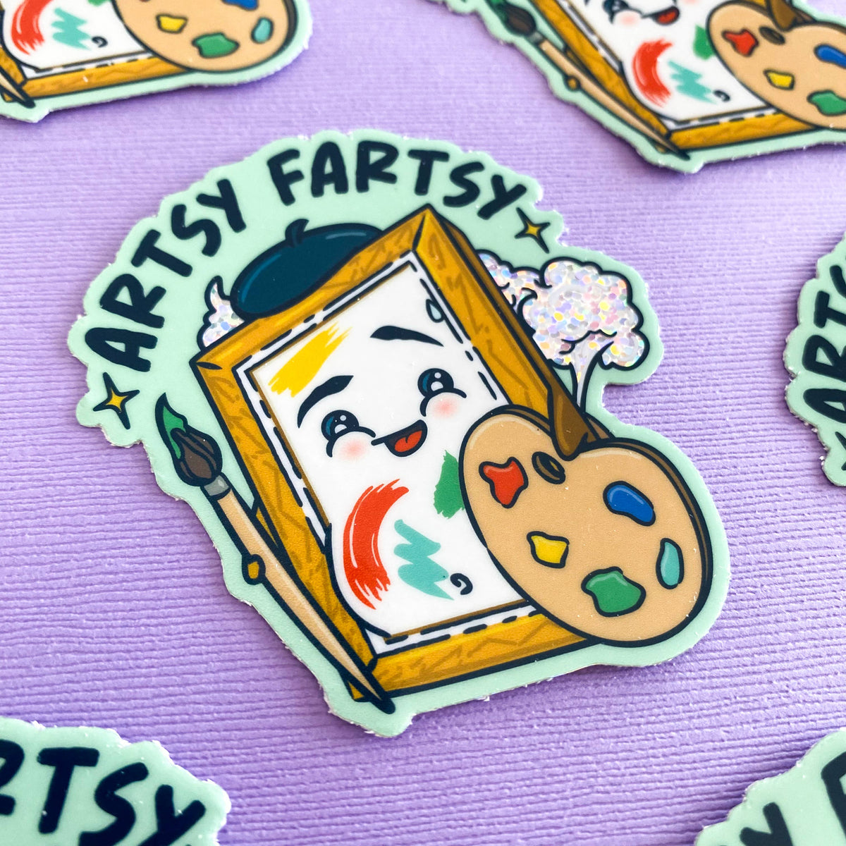 Artsy Fartsy Sticker | Artist Accessory | Art Decal