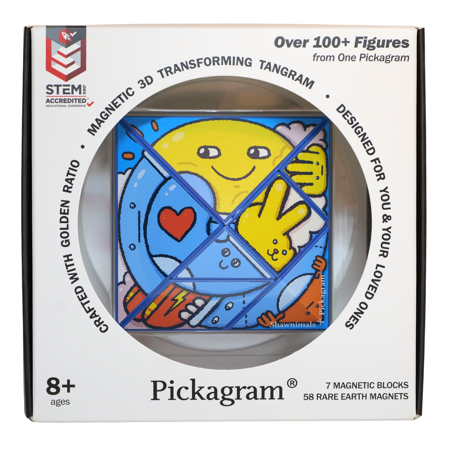 Pickagram Art Collaboration 3D Magnetic Puzzle by Shawnimals