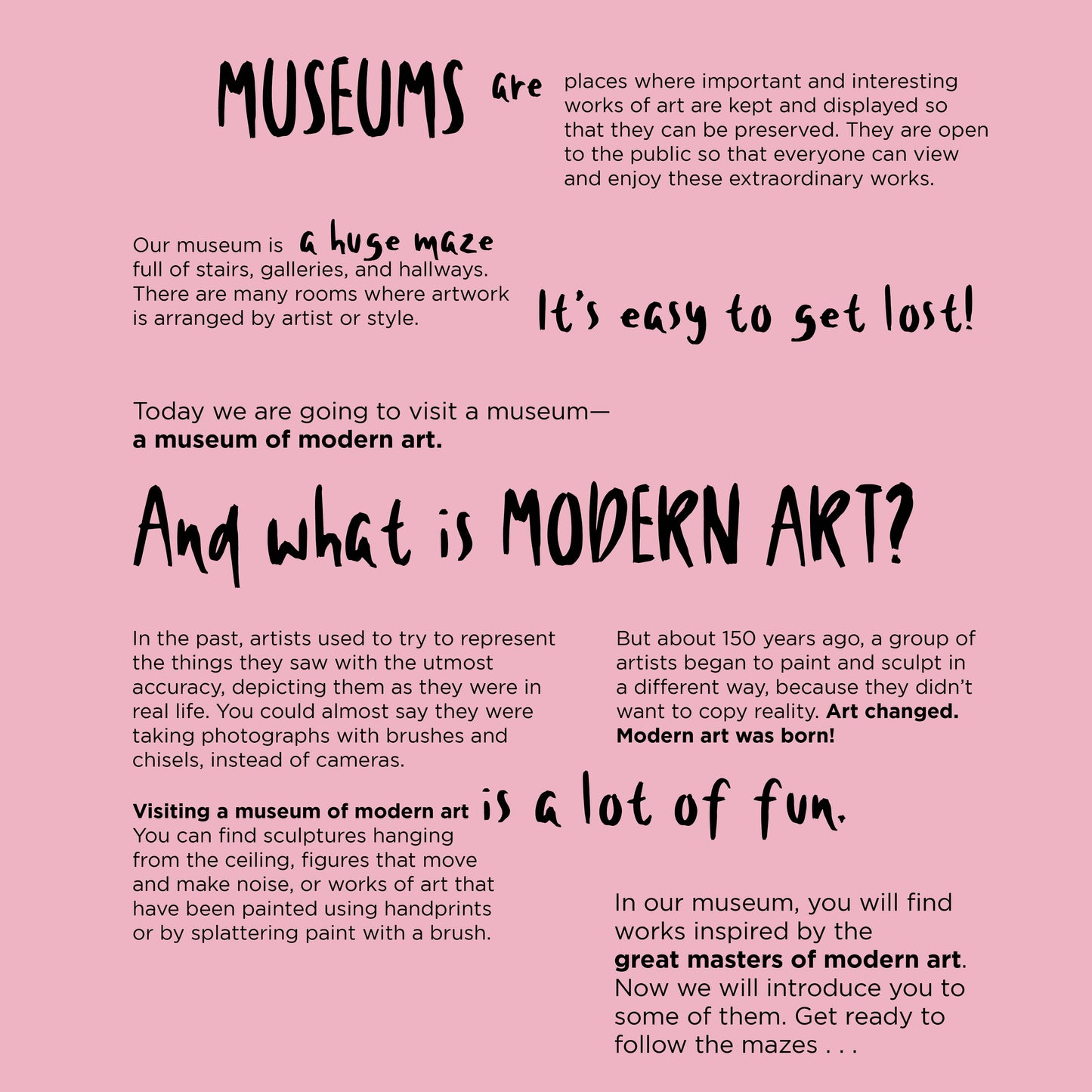 Let's Go to the Museum: A Modern Art Adventure Maze