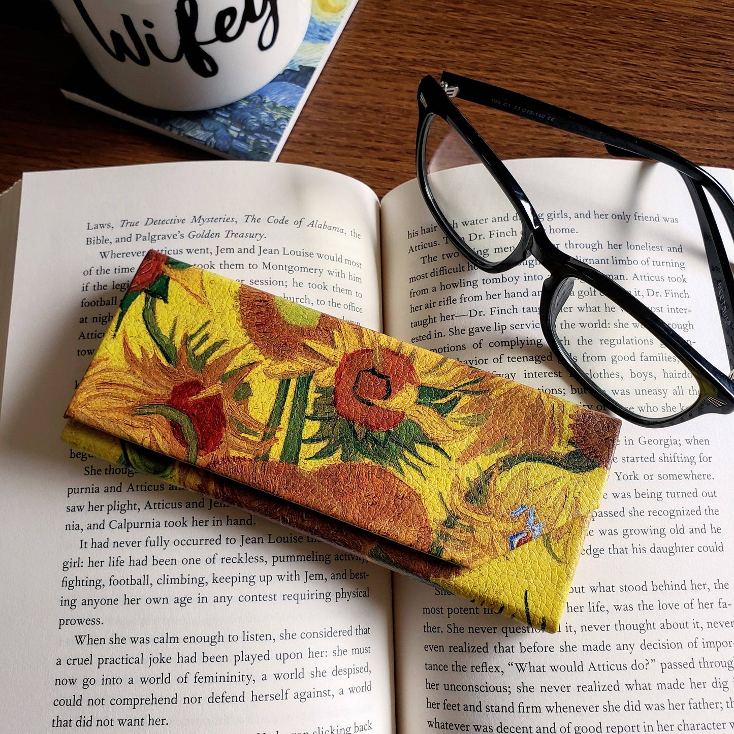 Van Gogh Sunflowers Eyeglass/Sunglass Case