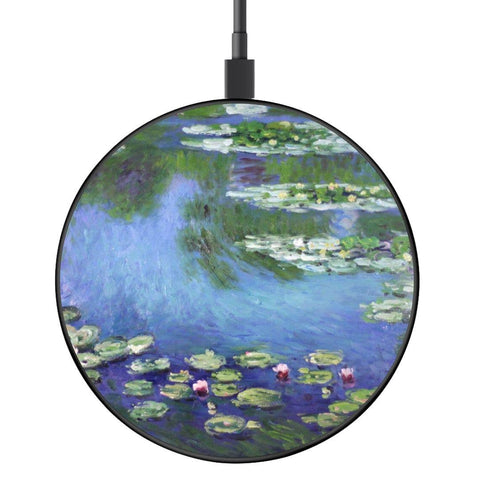 Monet Water Lilies Wireless Charging Disk