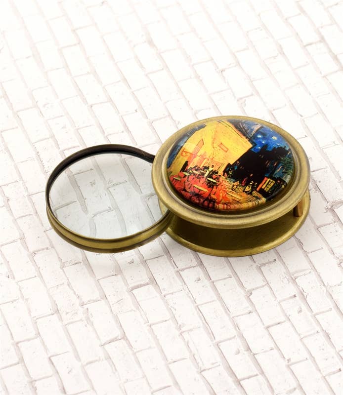 Van Gogh Cafe Terrace At Night  Folding Magnifier