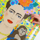 1000-Piece Frida Kahlo Puzzle with Poster and Trivia