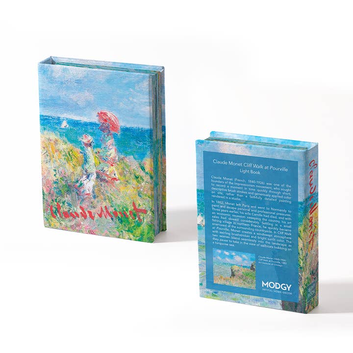 Light Book - Claude Monet Cliff Walk at Pourville