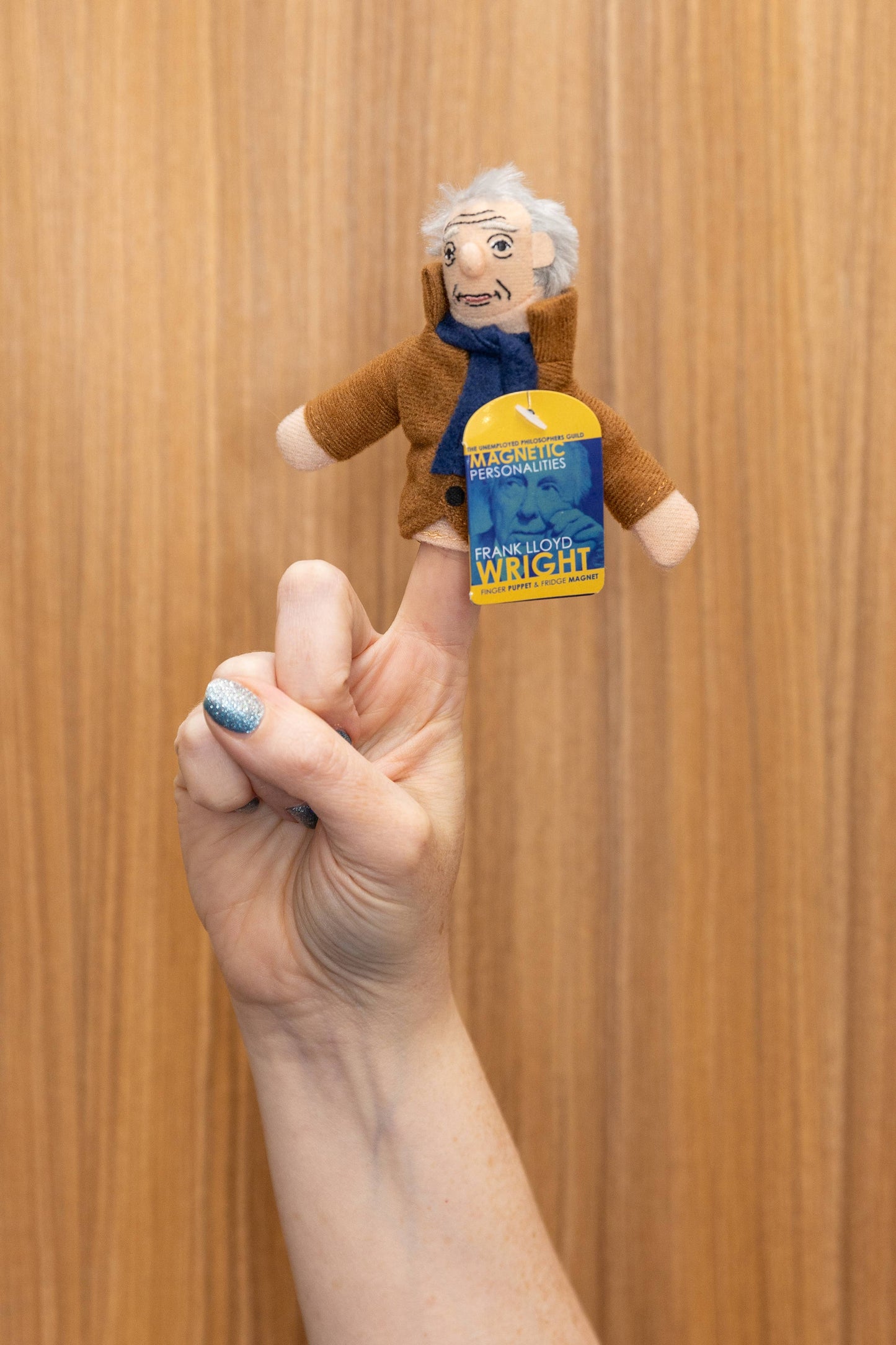 Frank lloyd Wright Finger Puppet