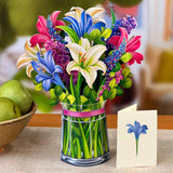 Lilies & Lupines Greeting Card