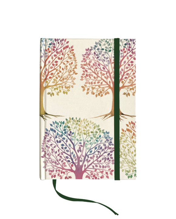 Italian Hard Cover Journals with strap 4x6"-Multi Patterns