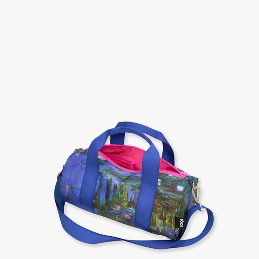 Claude Monet Water Lilies Neon Recycled Mini Weekender