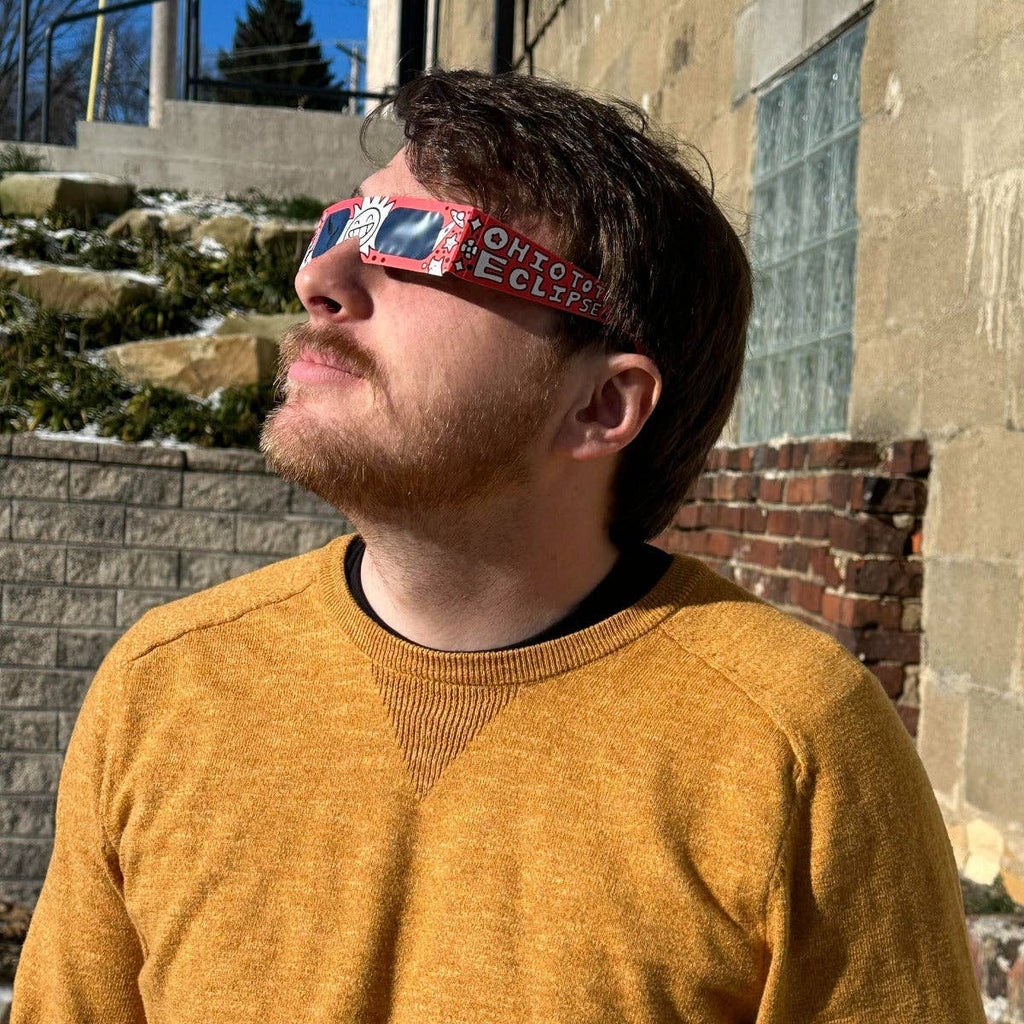 Solar Eclipse Glasses 2024 (ISO certified) Ohio Design Cleveland