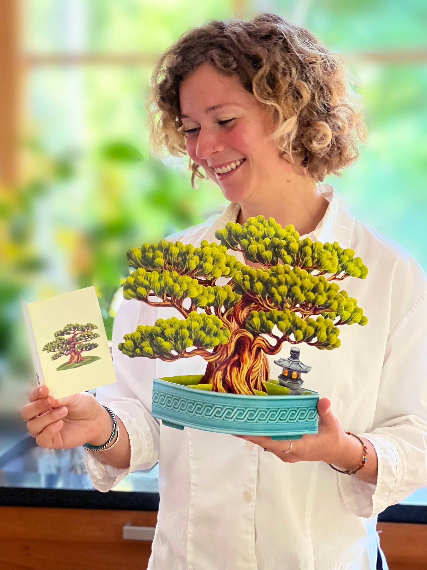 Wisdom Bonsai Pop-up Greeting Cards