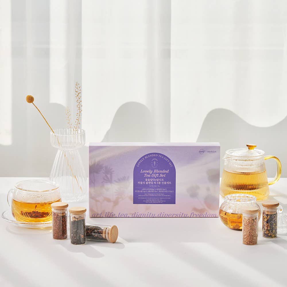 Lovely Blended Tea Gift Set (1 set = 5 jars)