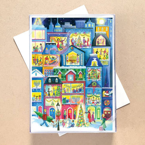 Happy Everything City Scene Boxed Holiday Cards