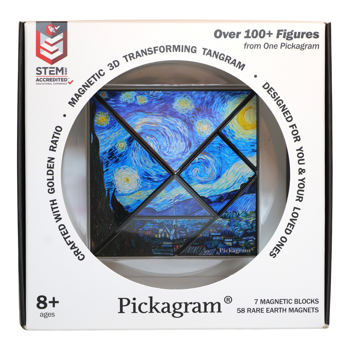 Art Pickagram Magnetic 3D Puzzle_The Starry Night