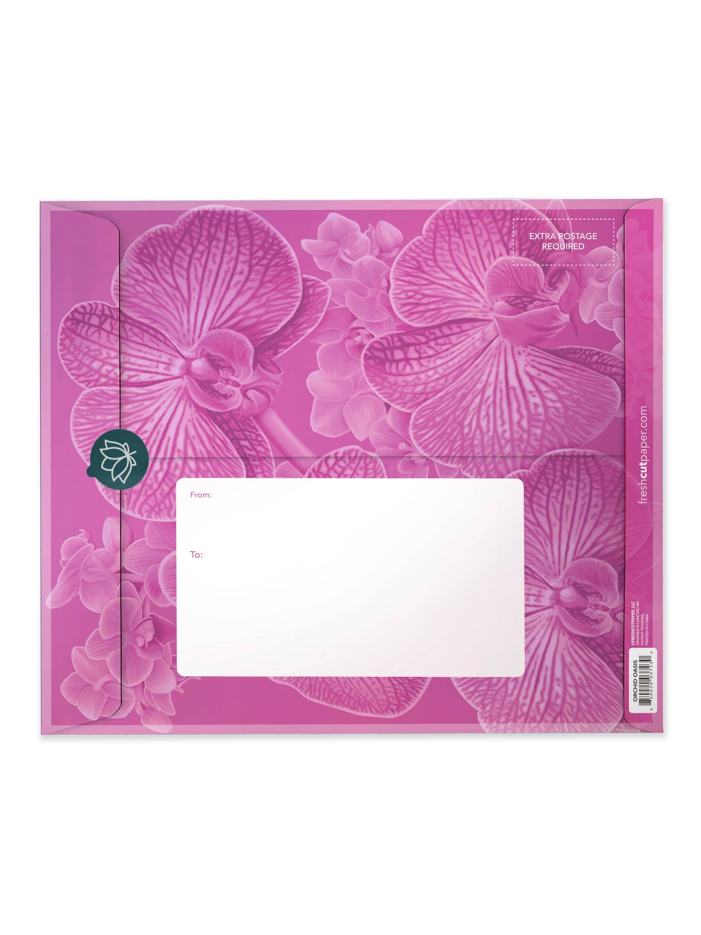 Orchid Oasis Pop-Up Greeting Card