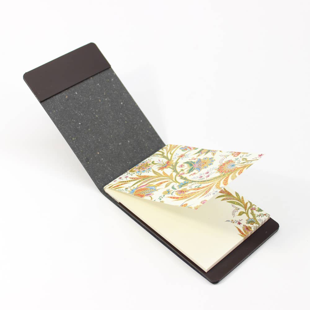 Florentine B7 Memo pad in Leather Cover, Italian Stationery