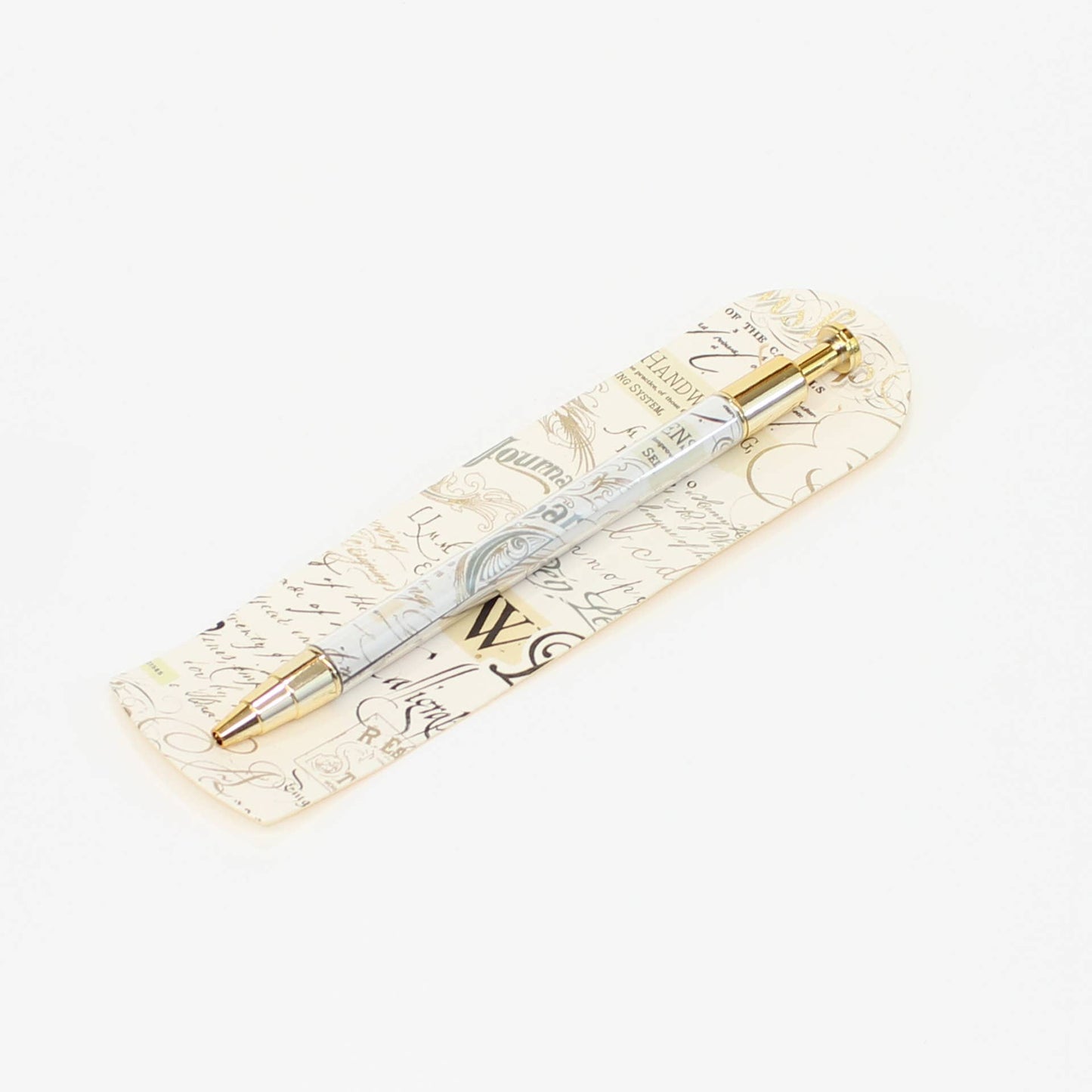 Florentine Pens With Matching Bookmark, Italian Stationery