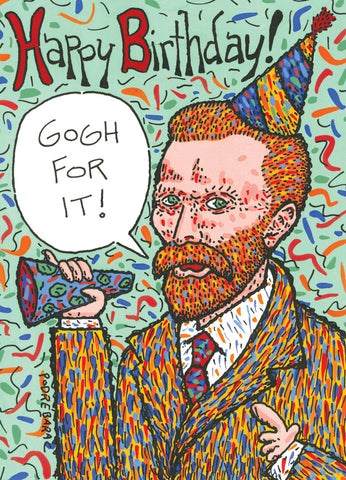 Van Gogh Birthday Card