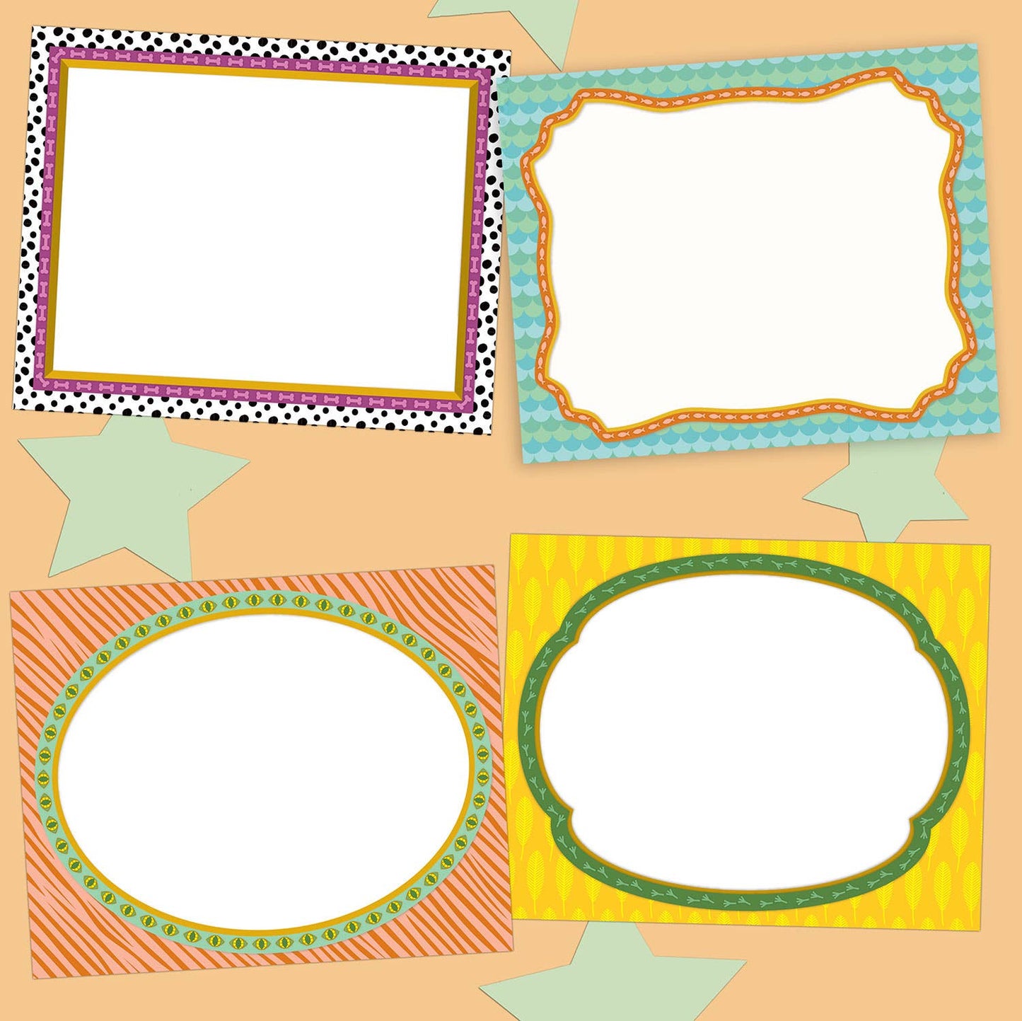 Knock Knock Kids - Pet Portraits Sticky Art Frames Pad